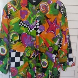 REVERSABLE ARTSY JACKET